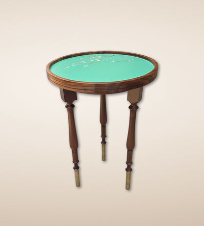 Celadon Sparkle Tall Table