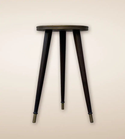 Colour Block Luxury Wooden Tall Side Table