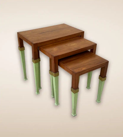 Costa Premium Wooden Nesting Tables Set of 3