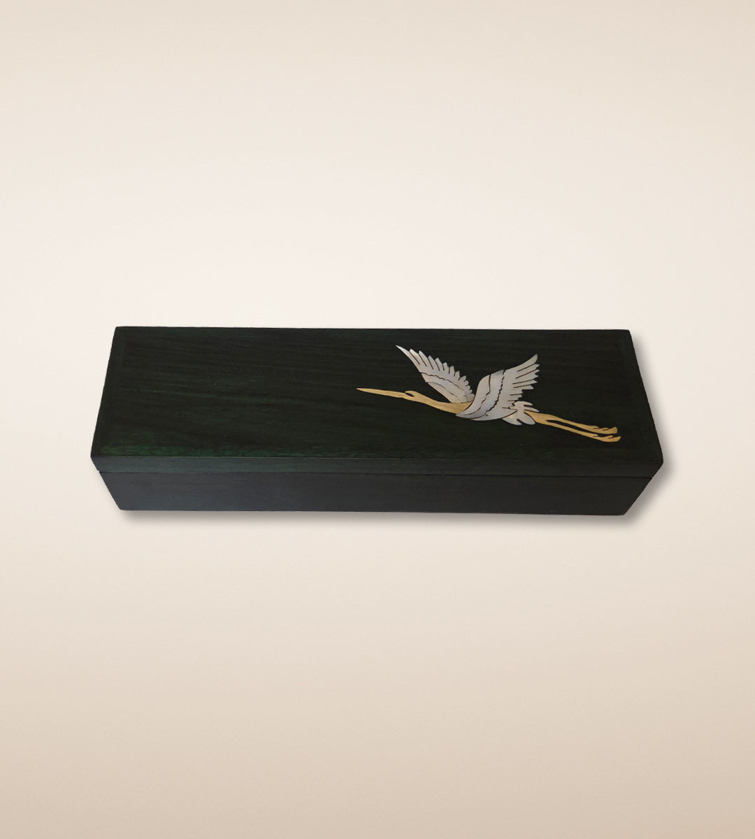 Crane Jewellery Box – Dark Green