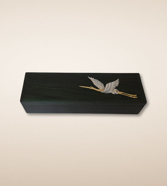 Crane Jewellery Box – Dark Green