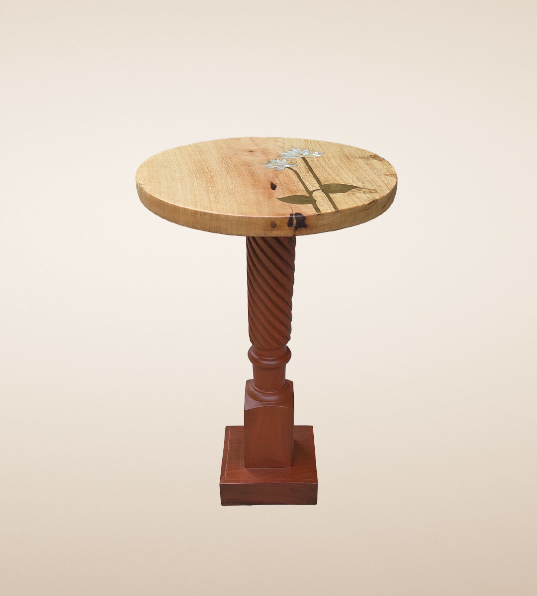 Lotus Tall Table - Crimson