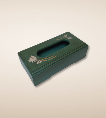 Lotus Tissue Box – Jade