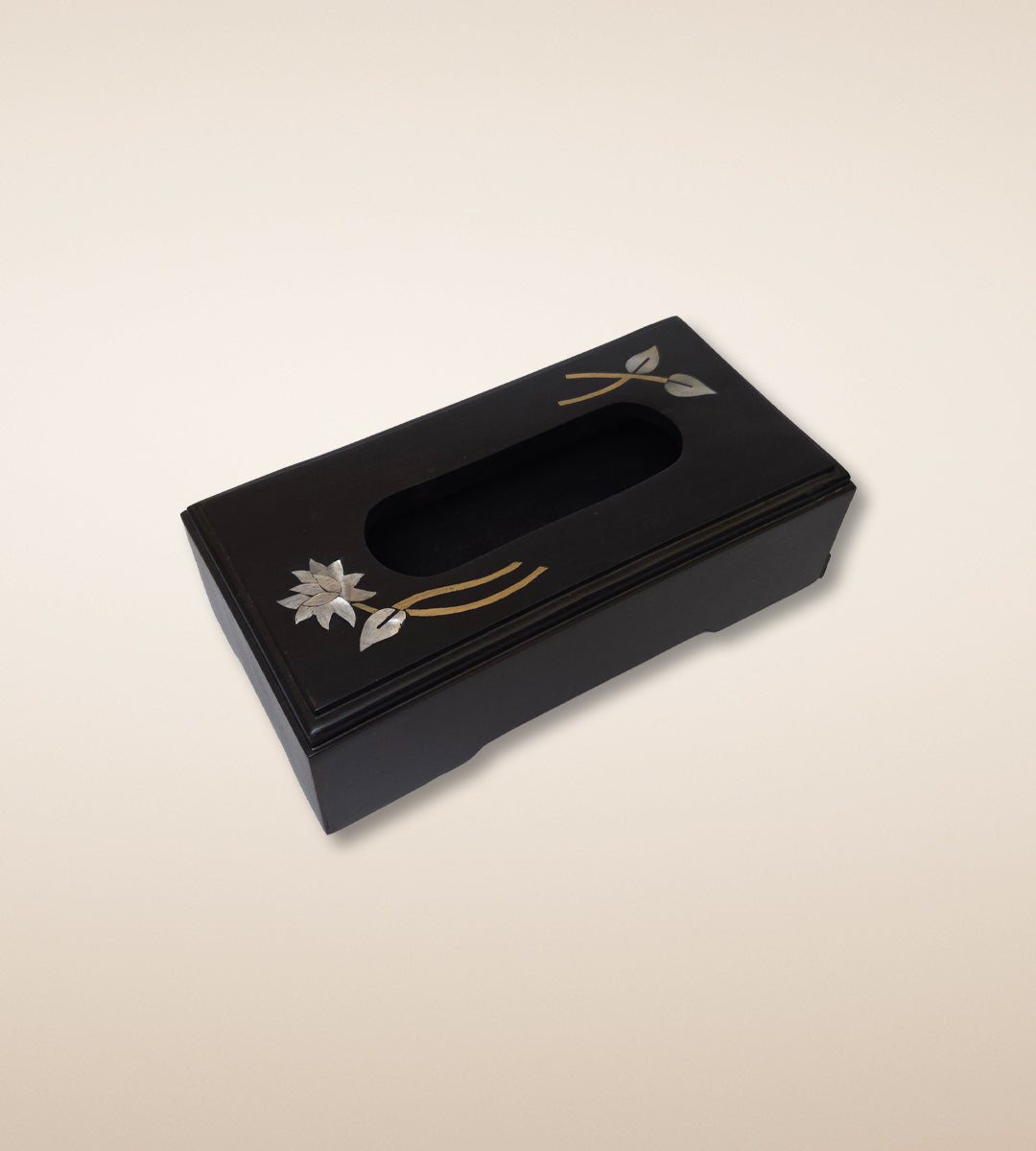 Lotus Tissue Box – Onyx