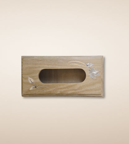 Lotus Tissue Box – Pearl