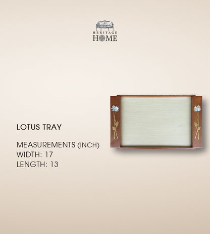 Lotus Tray - Pearl