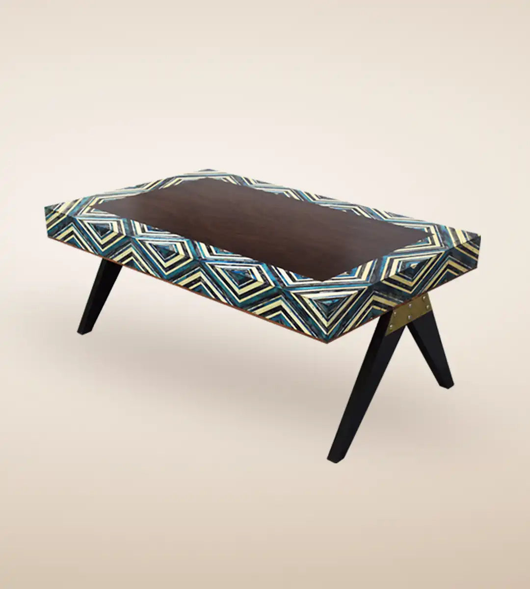 Parquetry Luxury Wooden Coffee Table - Heritage Home