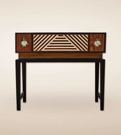 Rosa Parquetry Luxury Wooden Console Table - Heritage Home
